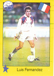 Luis Fernandez France samolepka Semic EM 92 #67